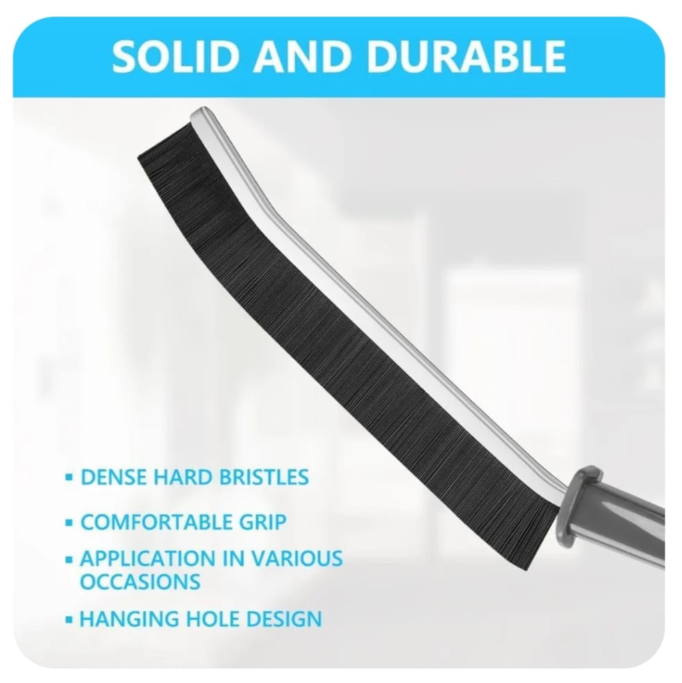 Gap Cleaning Brush + FREE 3 Hook Stickers | Deep Corner Cleaner for Home & Kitchenc