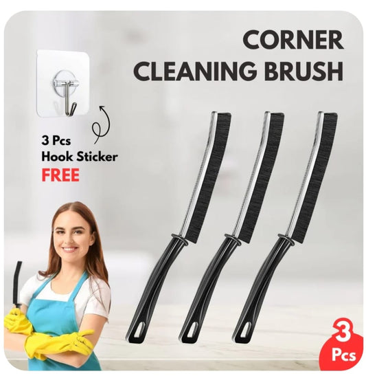 Gap Cleaning Brush + FREE 3 Hook Stickers | Deep Corner Cleaner for Home & Kitchenc